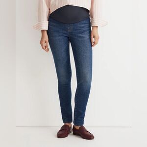 Madewell NWT Maternity Over The Belly High Rise Skinny Jeans 26 in Smithley Wash
